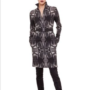 Akris Punto Hand Print Shirt Dress